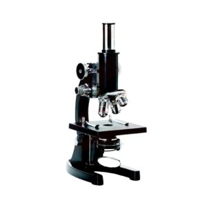 Student Compound Microscope (ISO 9001:2015 Certified) with 50 Pcs Blank Slides and Dust Cover