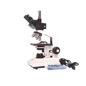 Trinocular Medical Microscope 2000X Magnification Metal White