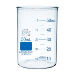 Beaker, Low Form, Without Spout, 50mL